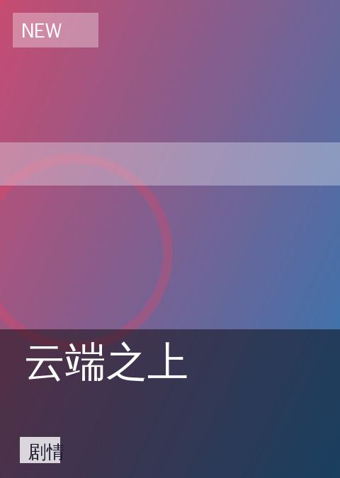 《云端之上》剧情海报图